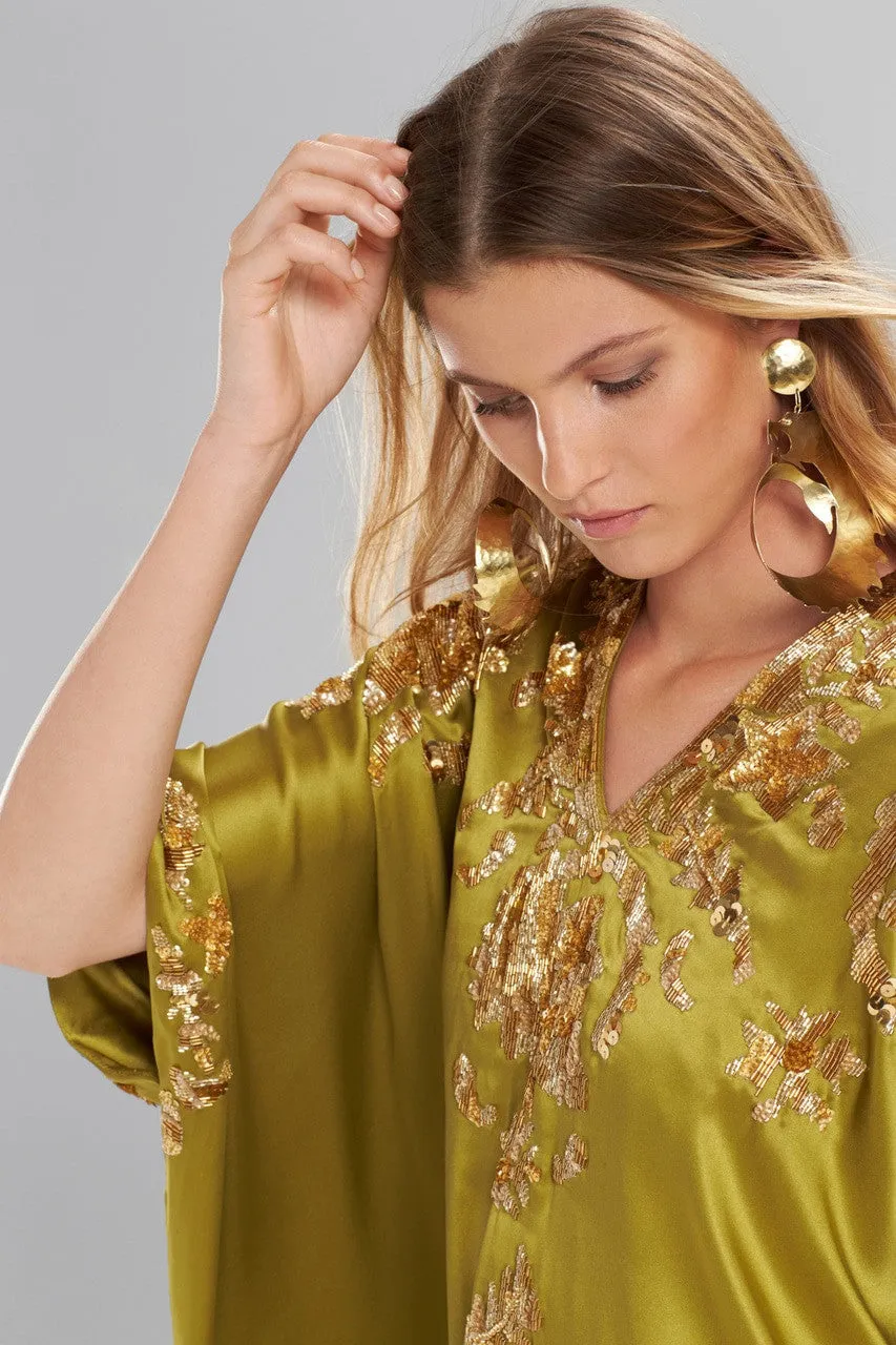 Hammered Brass Dragon Swirl Drop Clip Earrings sold by Natori product image thumbnail 4