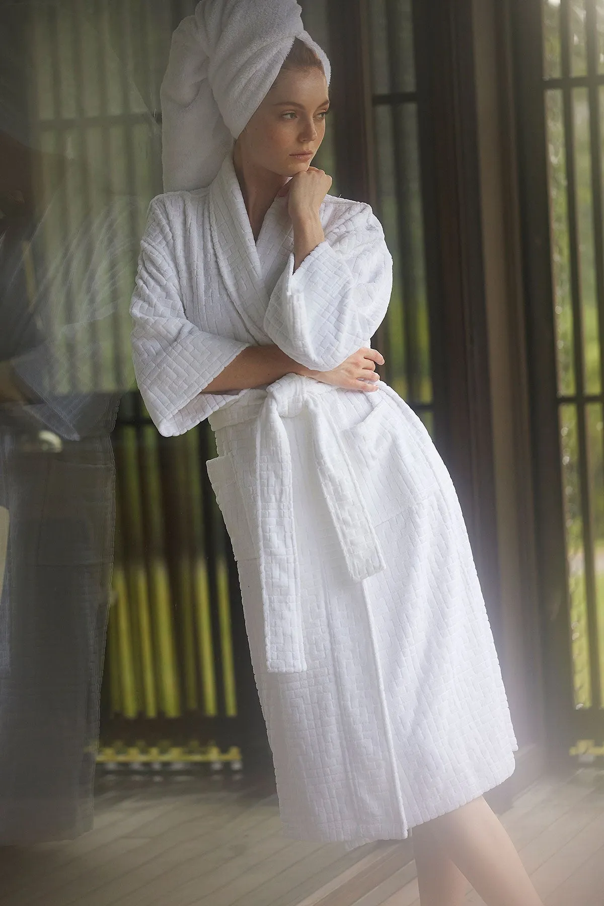 Maze Cotton Spa Robe sold by Natori product image thumbnail 5