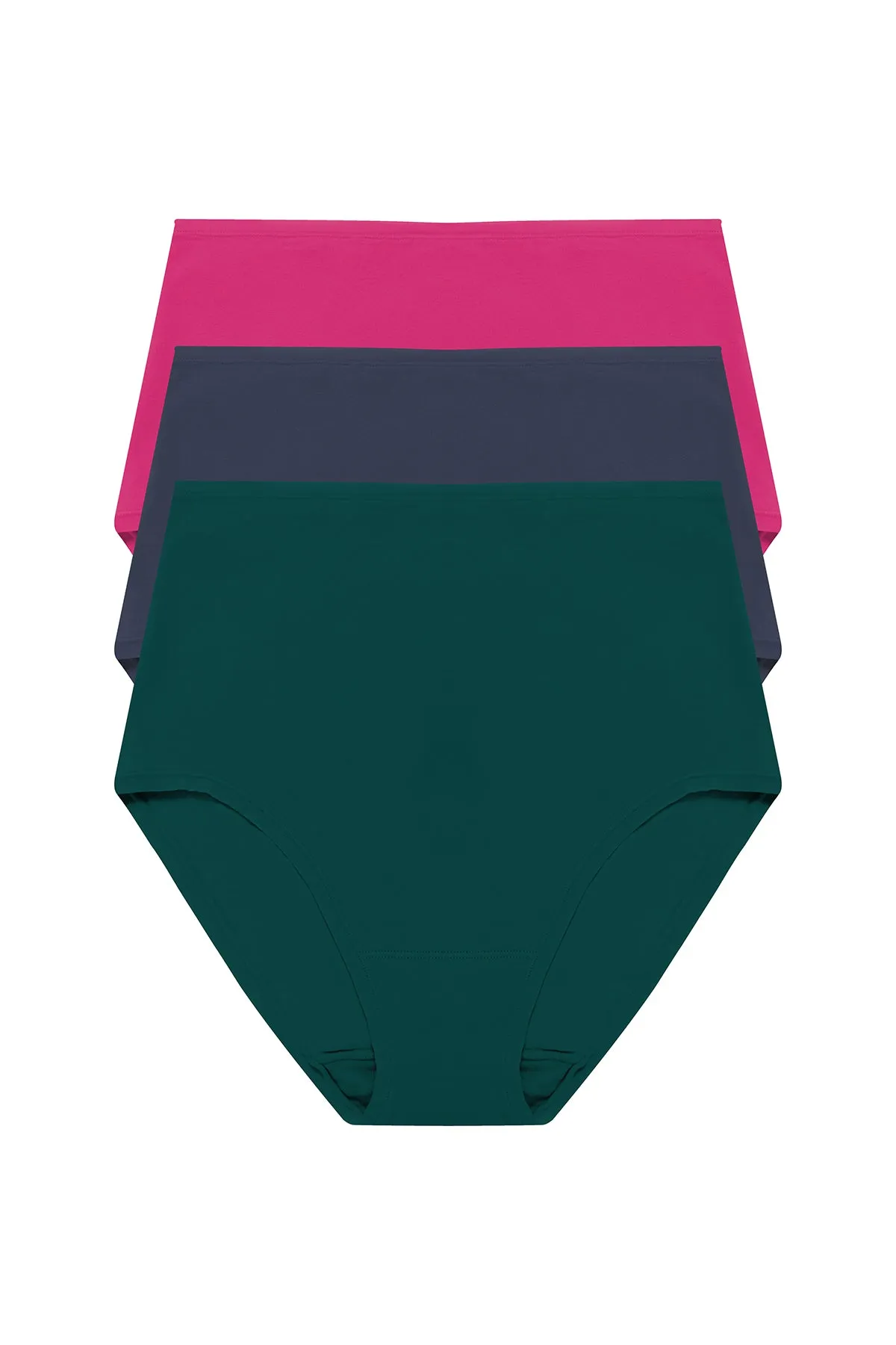 Bliss Bare Cotton High Waist Brief 3-Pack sold by Natori