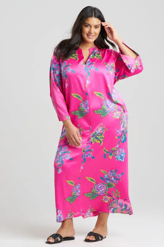 Festival Satin Zip Caftan sold by Natori