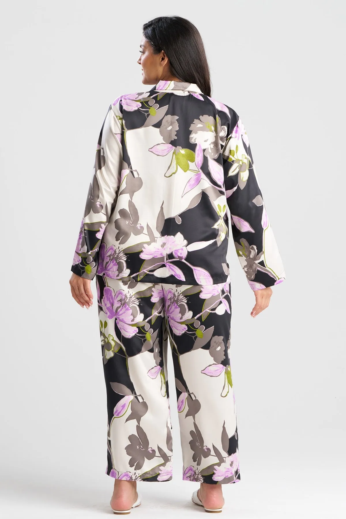 Tsubaki Satin Notch PJ sold by Natori product image thumbnail 5