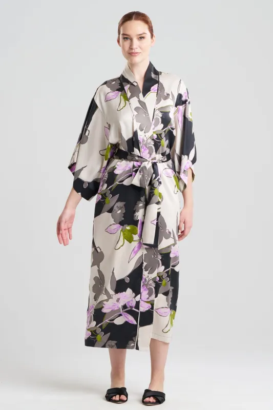 Tsubaki Satin Robe sold by Natori