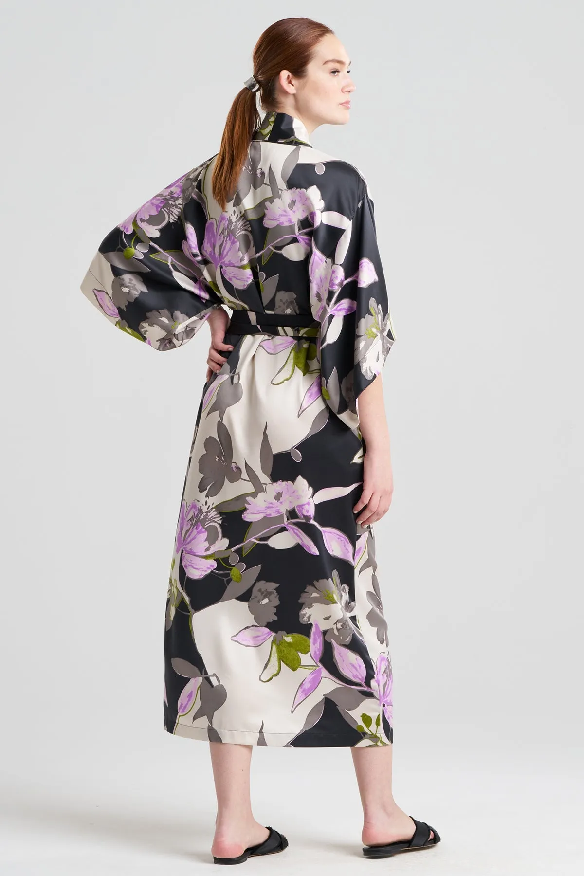 Tsubaki Satin Robe sold by Natori product image thumbnail 2