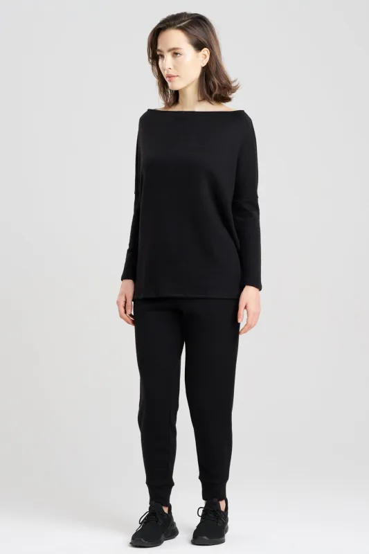 Himalaya Sweater Knit Wedge Top sold by Natori