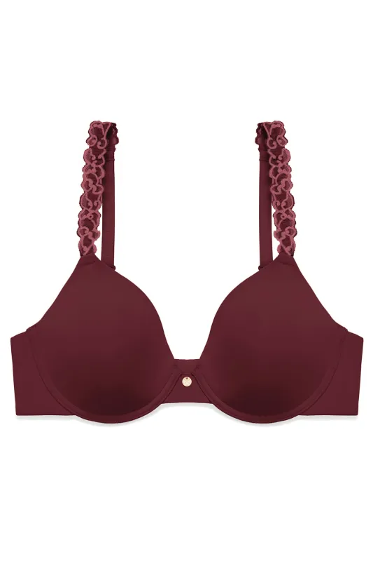 Pure Luxe Custom Coverage Contour Underwire Bra sold by Natori