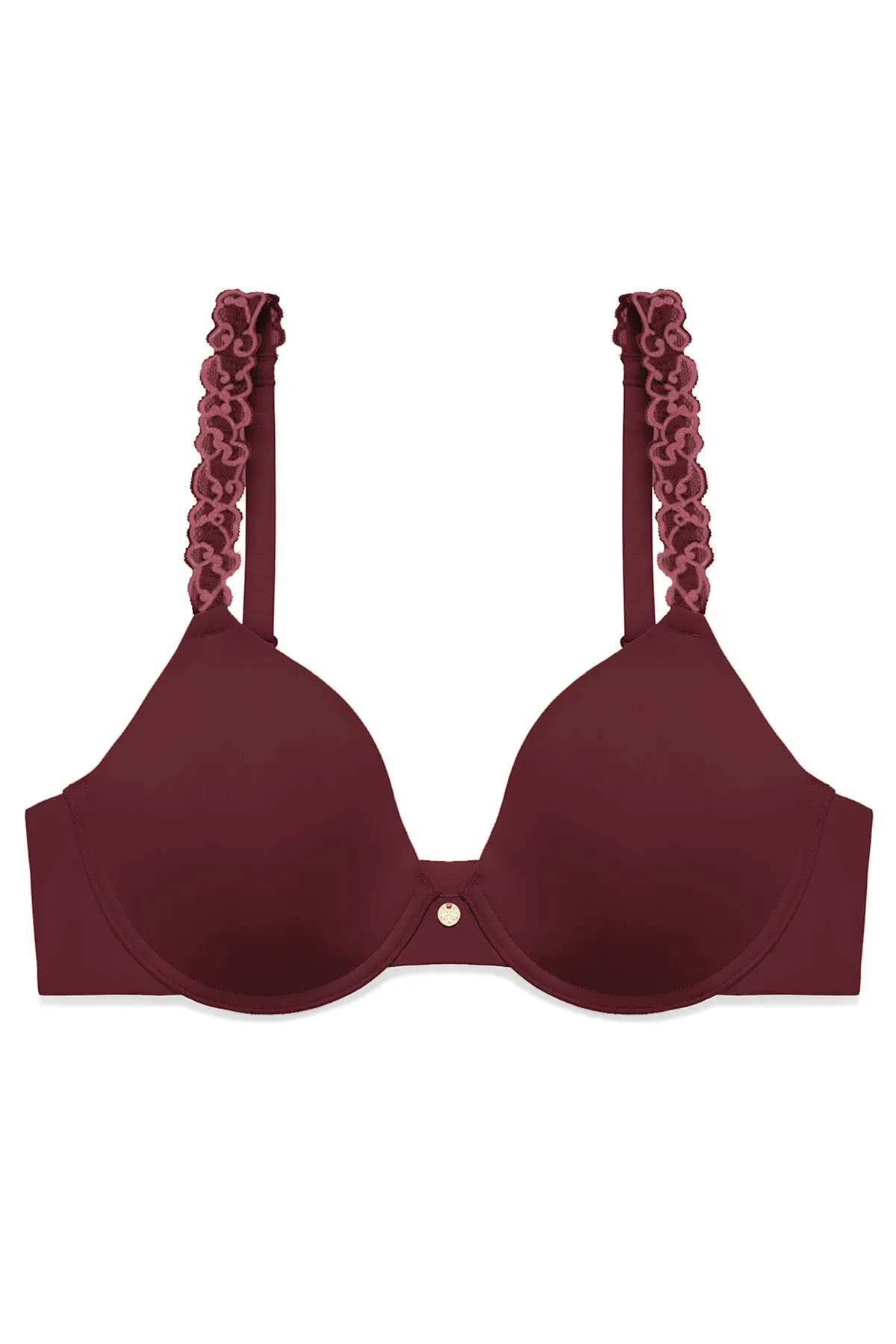 Pure Luxe Custom Coverage Contour Underwire Bra sold by Natori