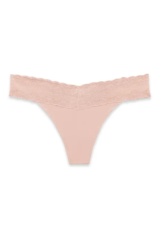 Bliss Perfection One-Size Thong sold by Natori