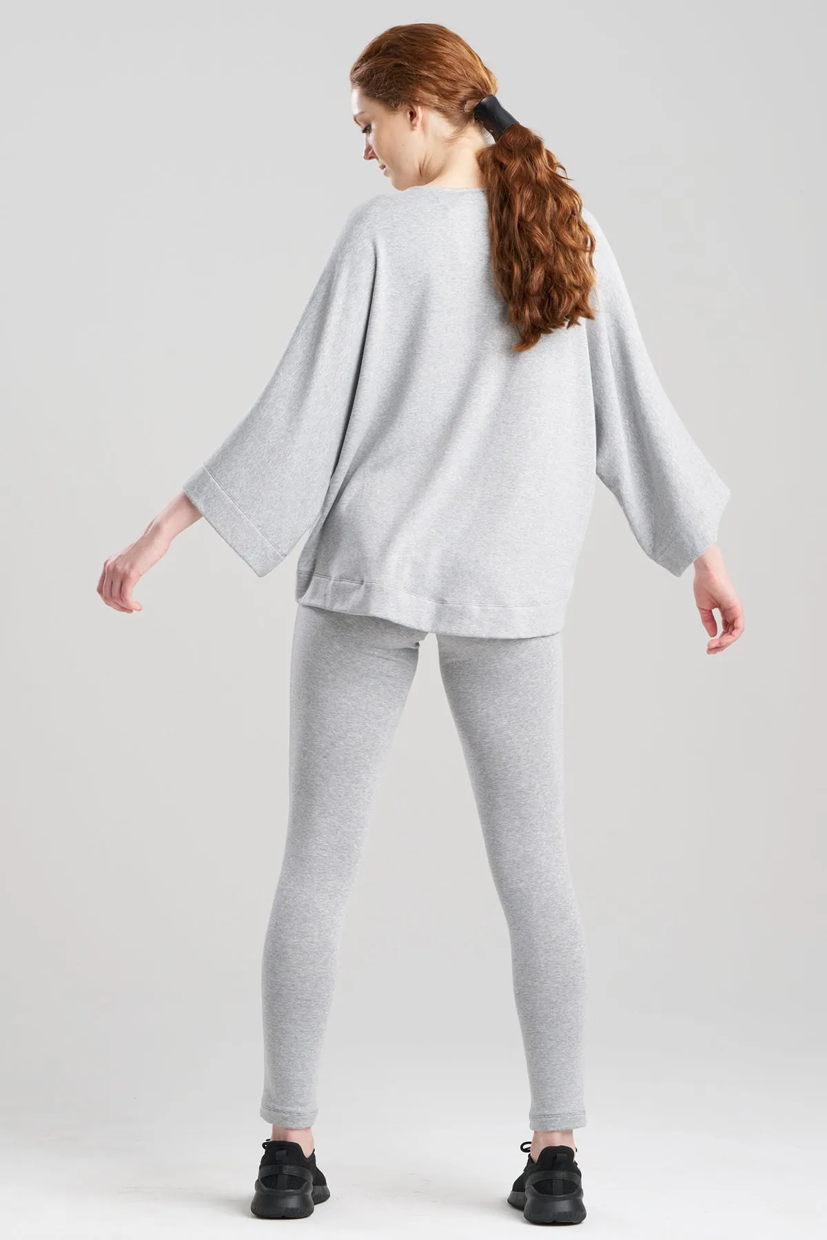 Cocoon Brushed French Terry Dragon Embroidered Kimono Top sold by Natori product image thumbnail 3