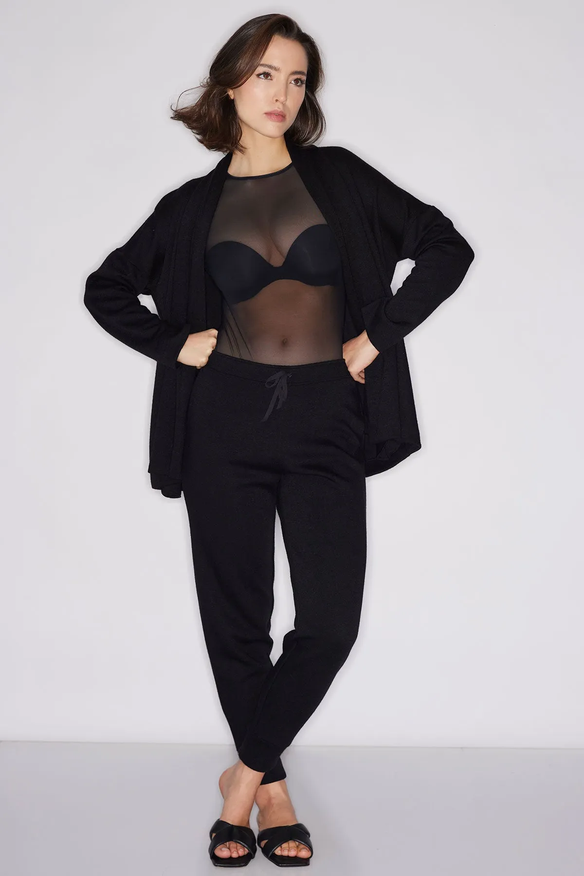 Cocoon Brushed French Terry Joggers sold by Natori