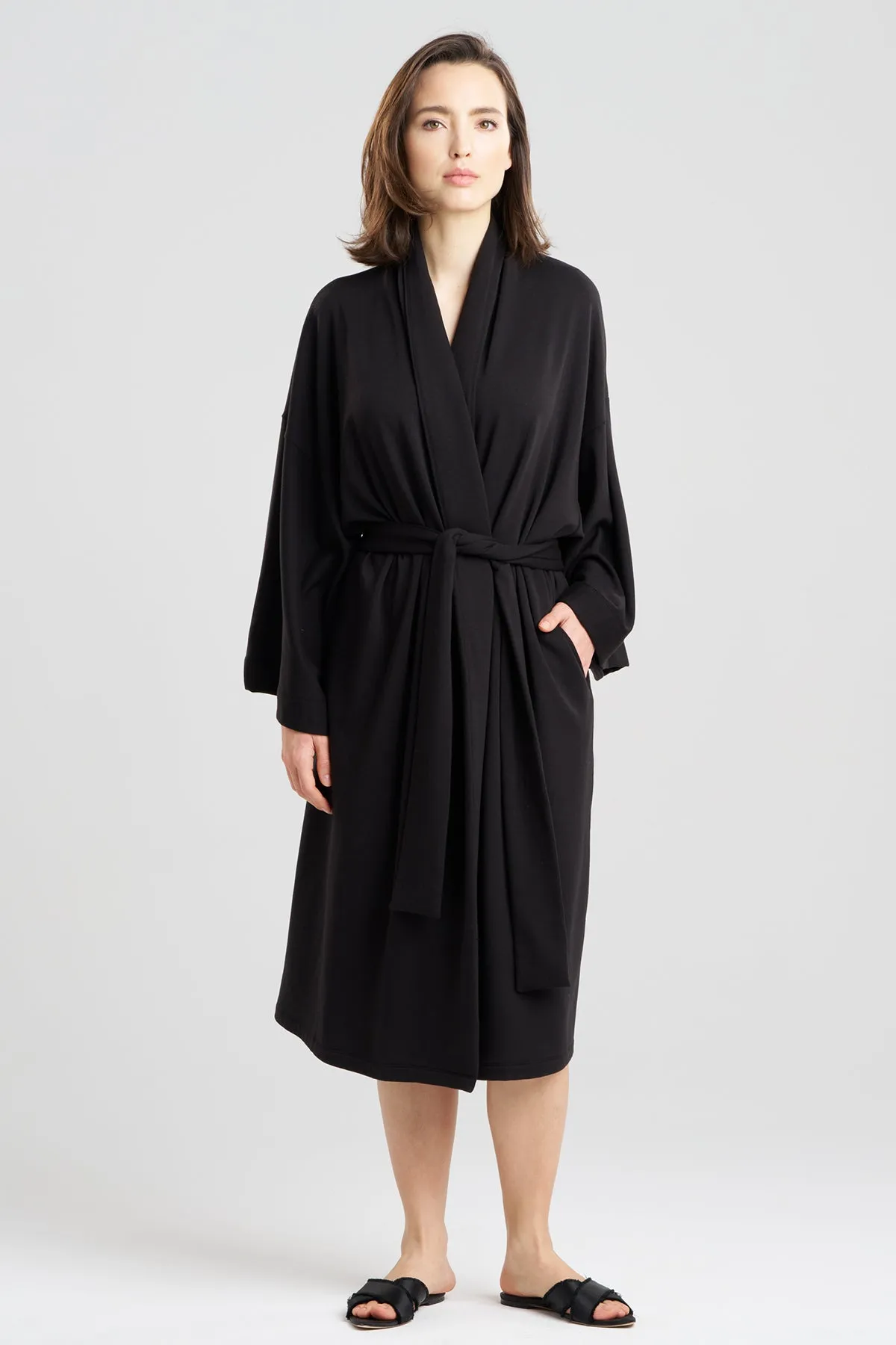 Cocoon Brushed French Terry Dragon Embroidered Robe sold by Natori product image thumbnail 2