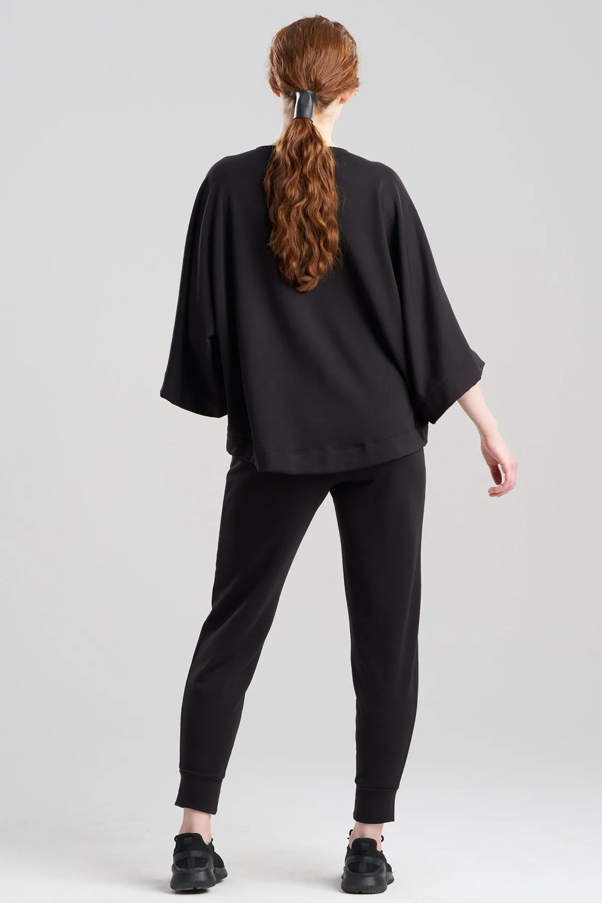 Cocoon Brushed French Terry Dragon Embroidered Kimono Top sold by Natori product image thumbnail 2