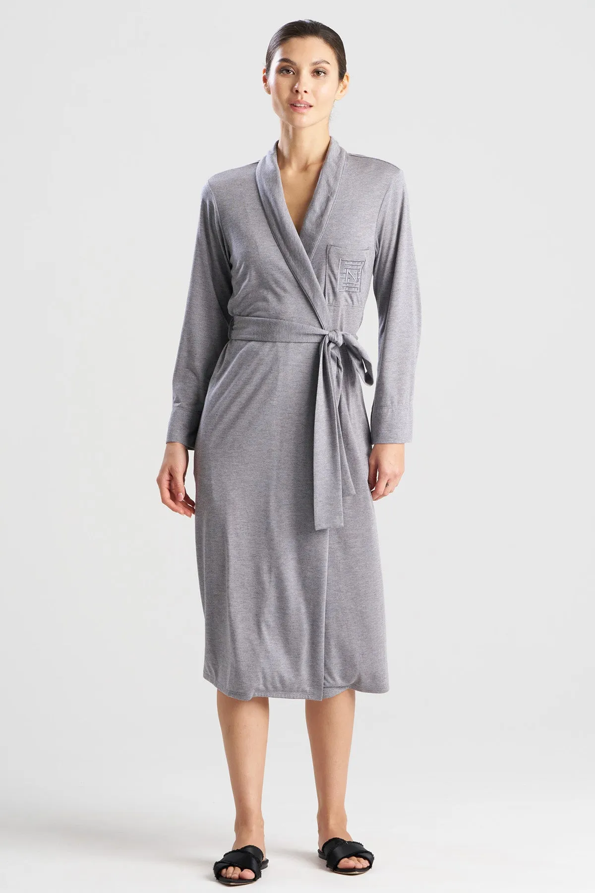 Shangri-La Embroidered TENCEL™ Robe sold by Natori