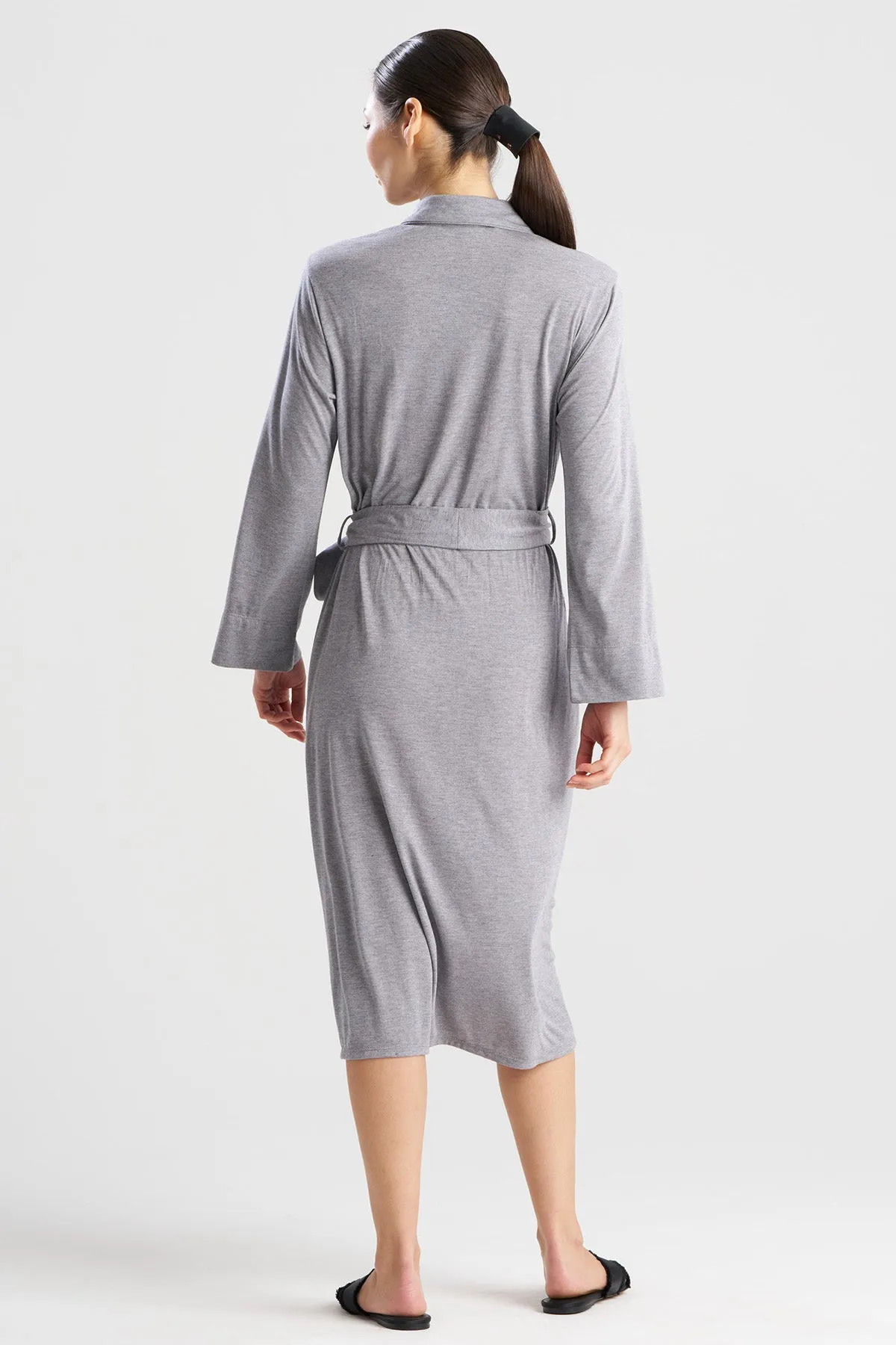 Shangri-La Embroidered TENCEL™ Robe sold by Natori product image thumbnail 2