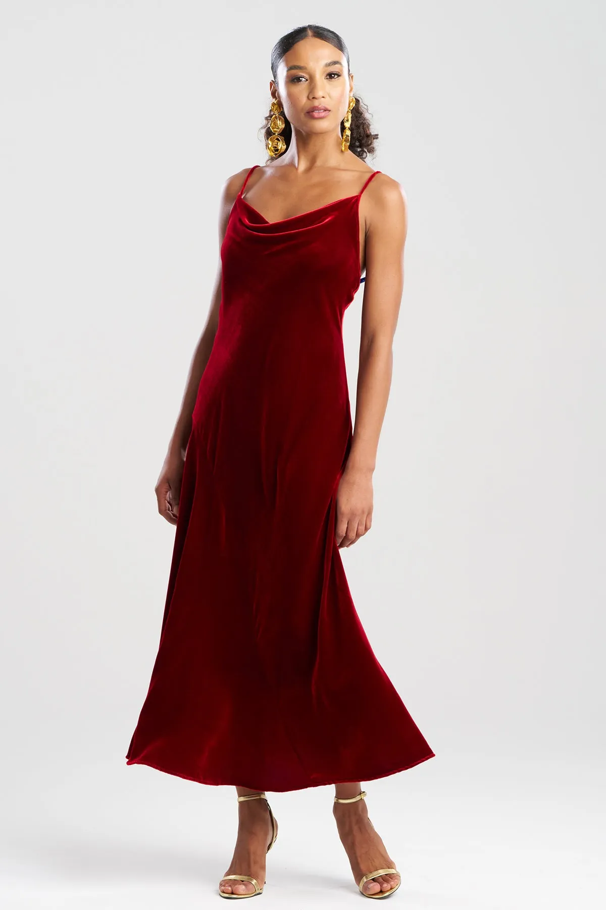 Couture Velvet Silk Slip Dress sold by Natori product image thumbnail 2