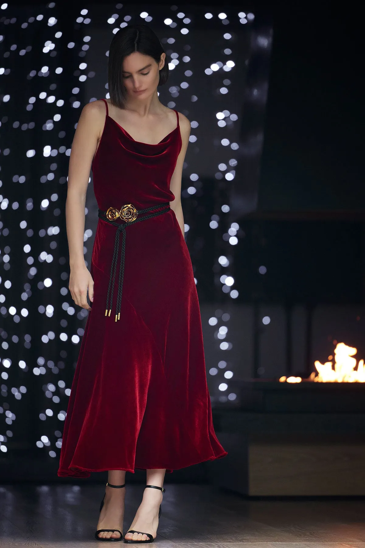 Couture Velvet Silk Slip Dress sold by Natori