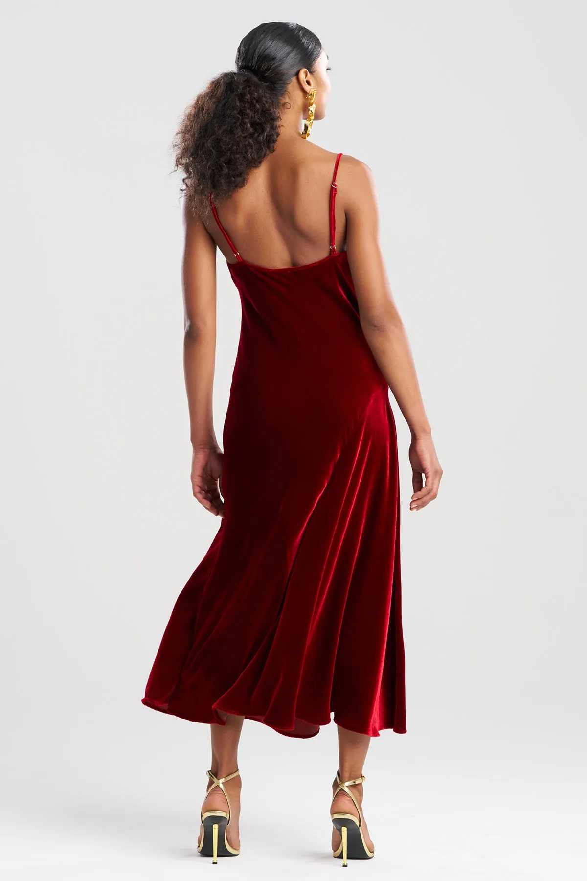 Couture Velvet Silk Slip Dress sold by Natori product image thumbnail 3
