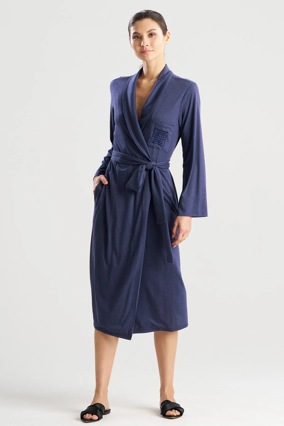 Shangri-La Embroidered TENCEL™ Robe sold by Natori