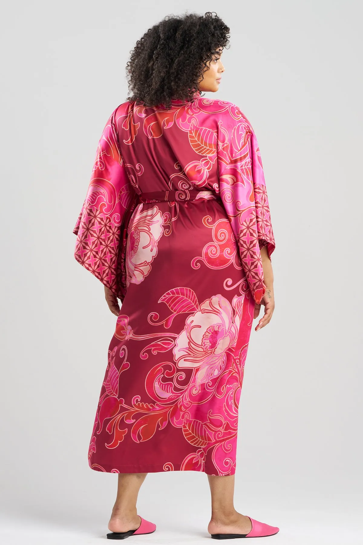 Deco Printed Charmeuse Kimono Robe sold by Natori product image thumbnail 5