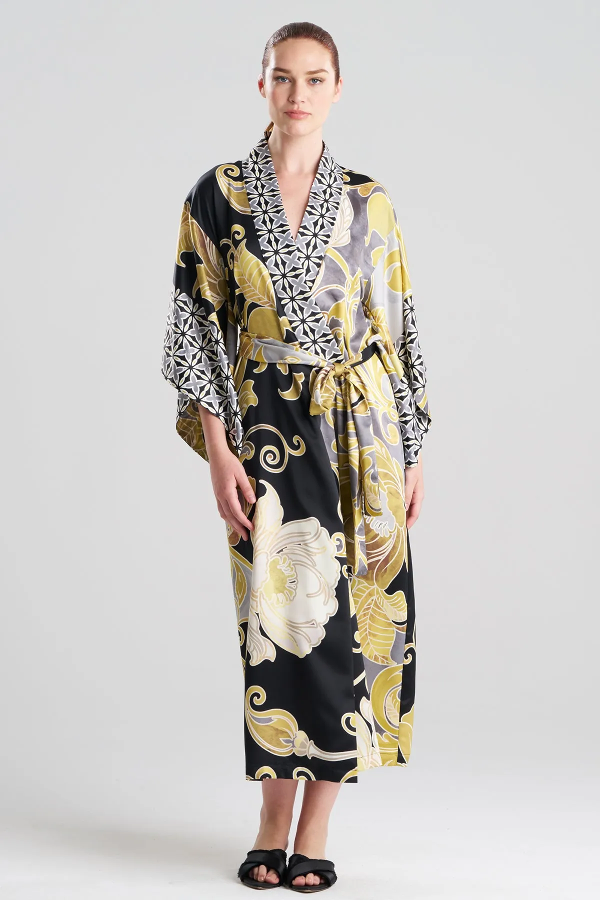 Deco Printed Charmeuse Kimono Robe sold by Natori product image thumbnail 2