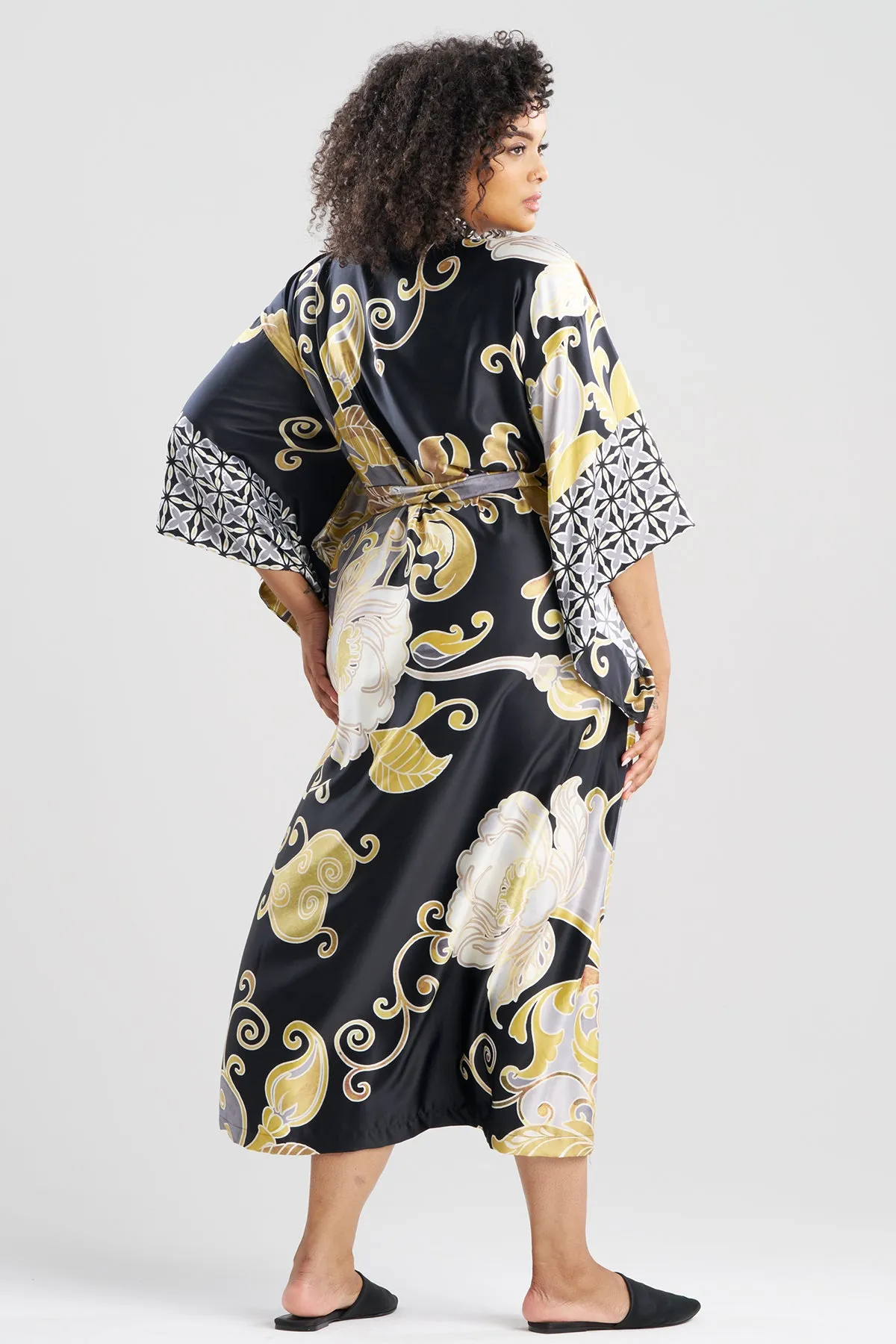 Deco Printed Charmeuse Kimono Robe sold by Natori product image thumbnail 5