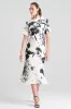 Nara Silk Twill Beaded Column Dress sold by Natori