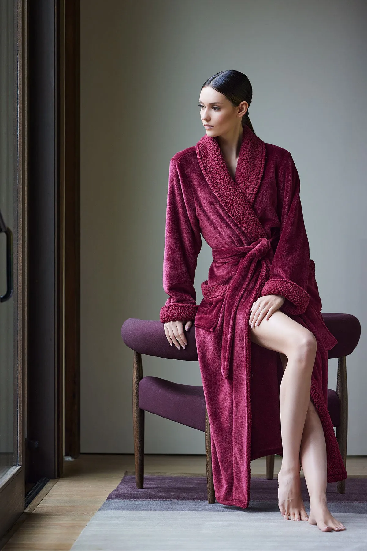 Plush Sherpa Robe sold by Natori