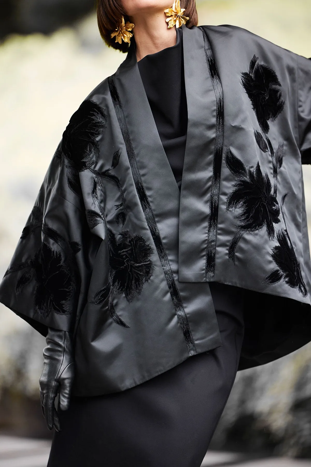 Couture Duchess Satin Coat sold by Natori product image thumbnail 5