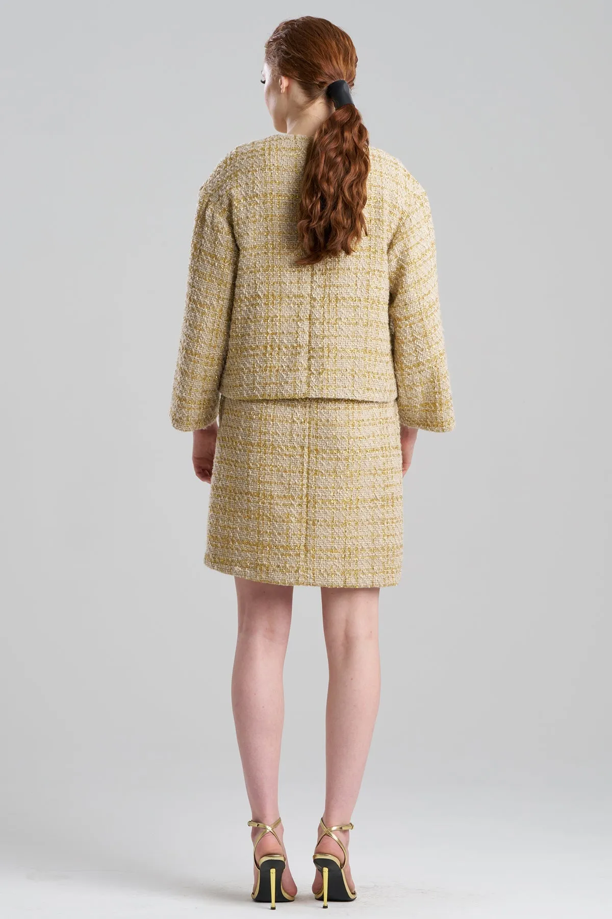 Sparkle Tweed Cropped Jacket sold by Natori product image thumbnail 3