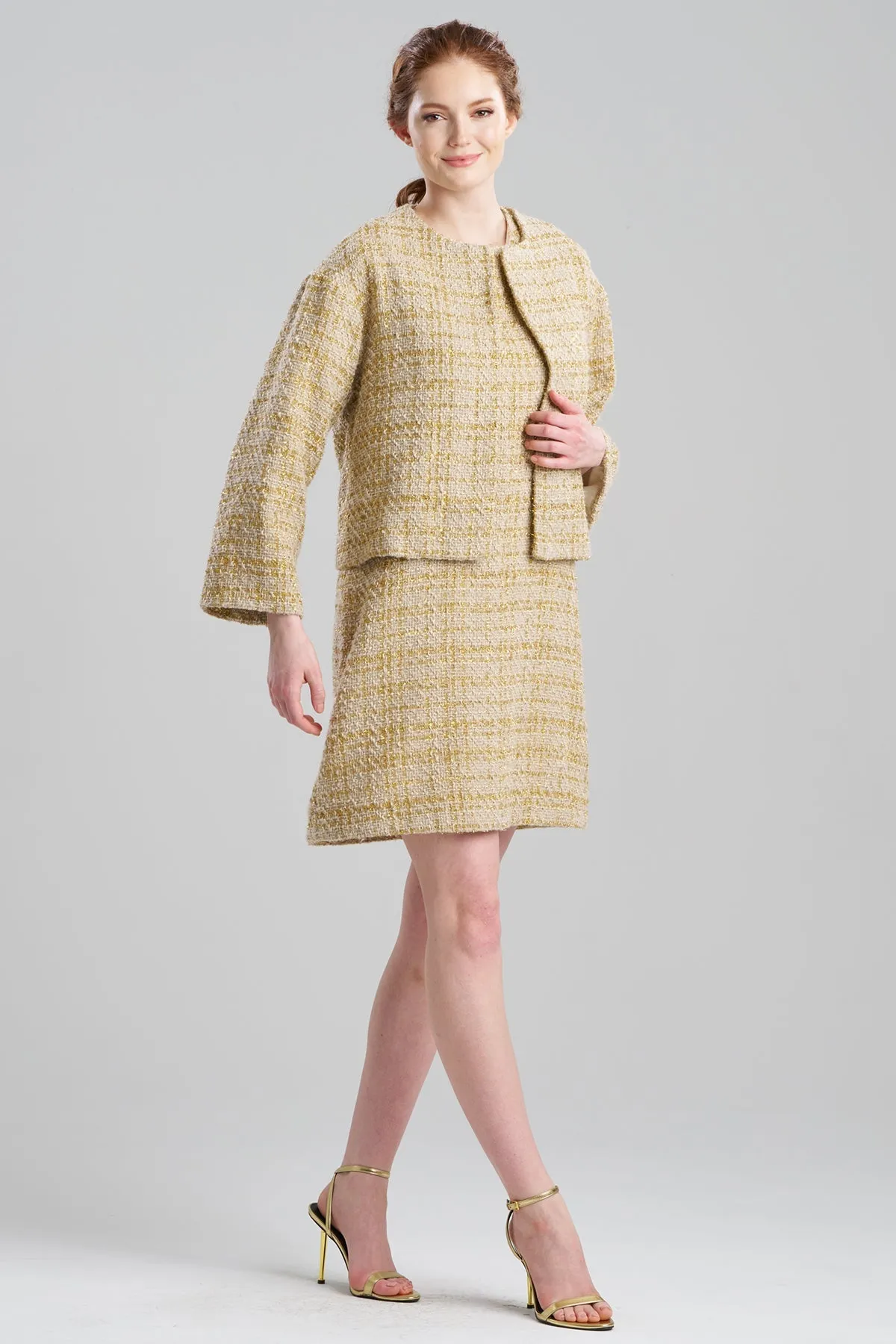 Sparkle Tweed Cropped Jacket sold by Natori product image thumbnail 2