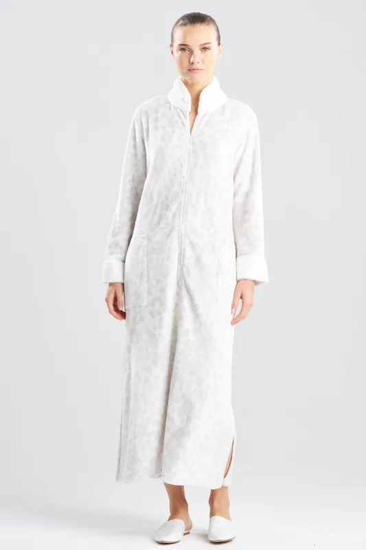 Cashmere Animal Mandarin Caftan sold by Natori