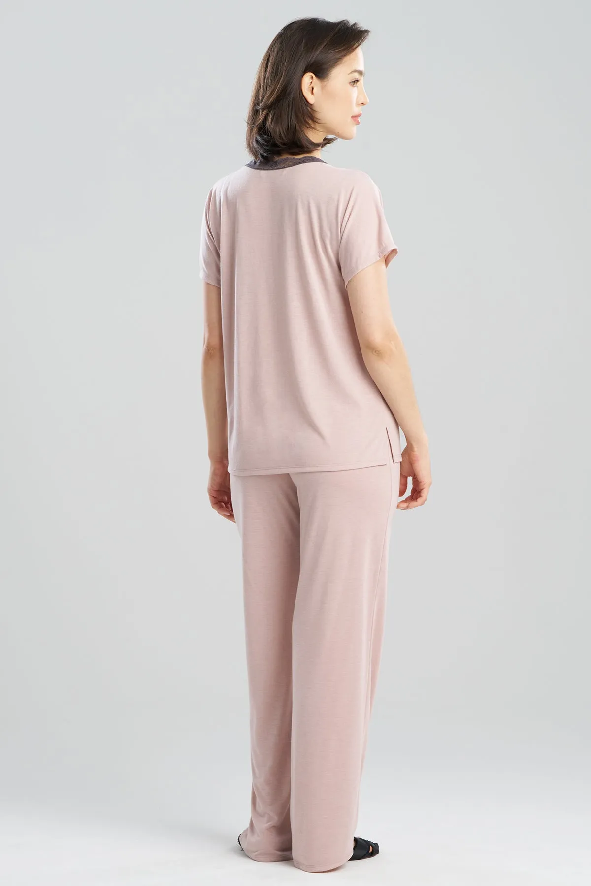 Dhalia Knit Jersey Lace Short Sleeve PJ sold by Natori product image thumbnail 2