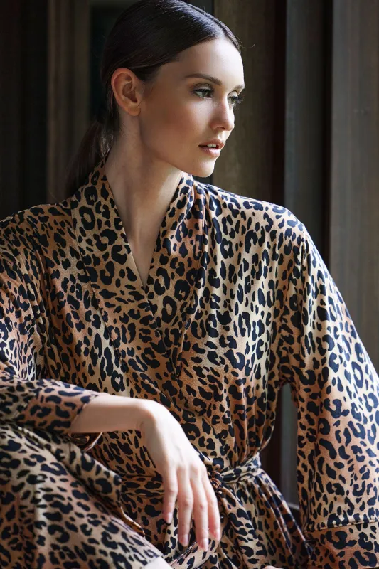 Exotic Animal Cozy Knit Robe sold by Natori