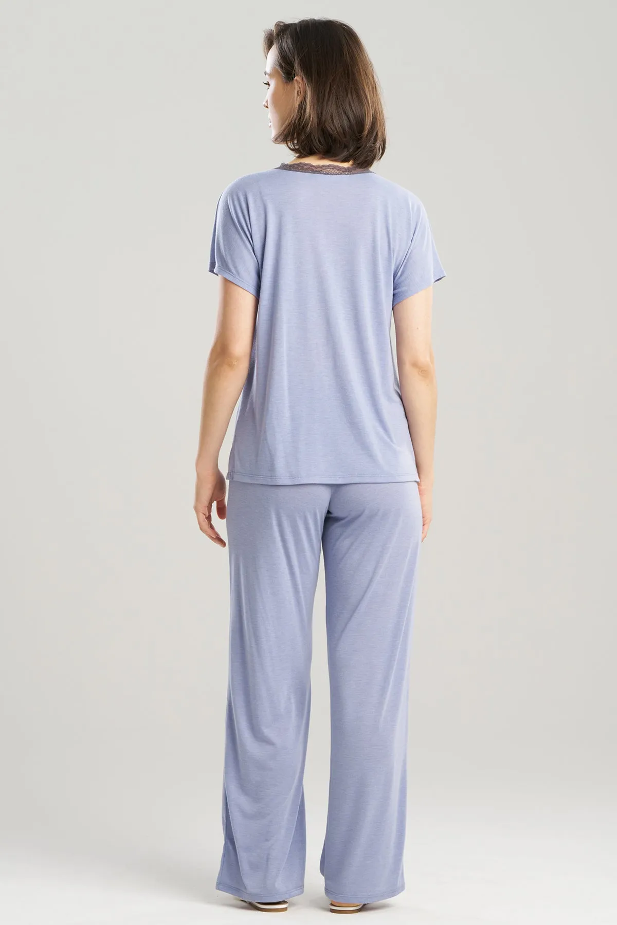 Dhalia Knit Jersey Lace Short Sleeve PJ sold by Natori product image thumbnail 2