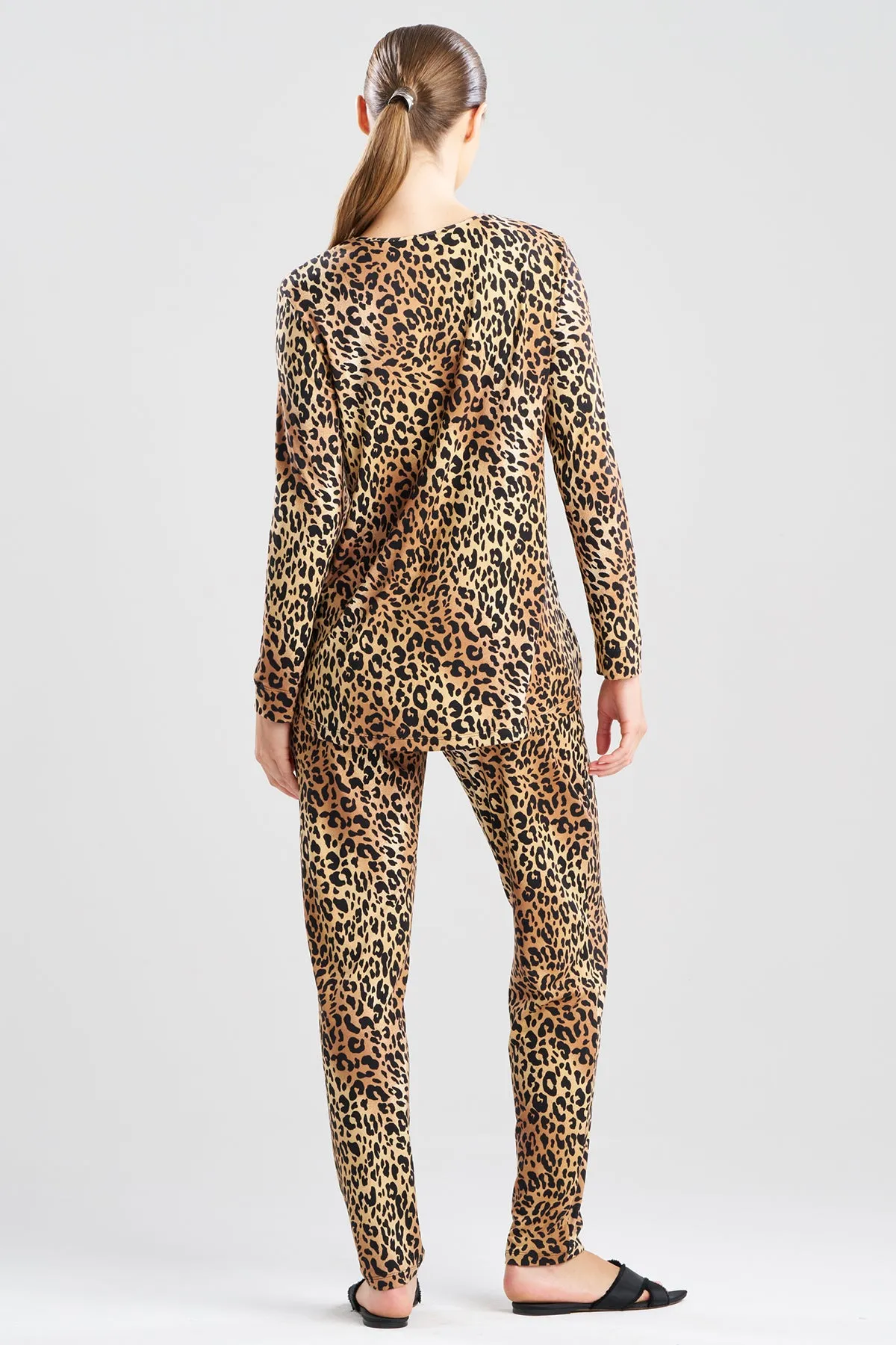 Exotic Animal Cozy Knit V-Neck PJ sold by Natori product image thumbnail 3
