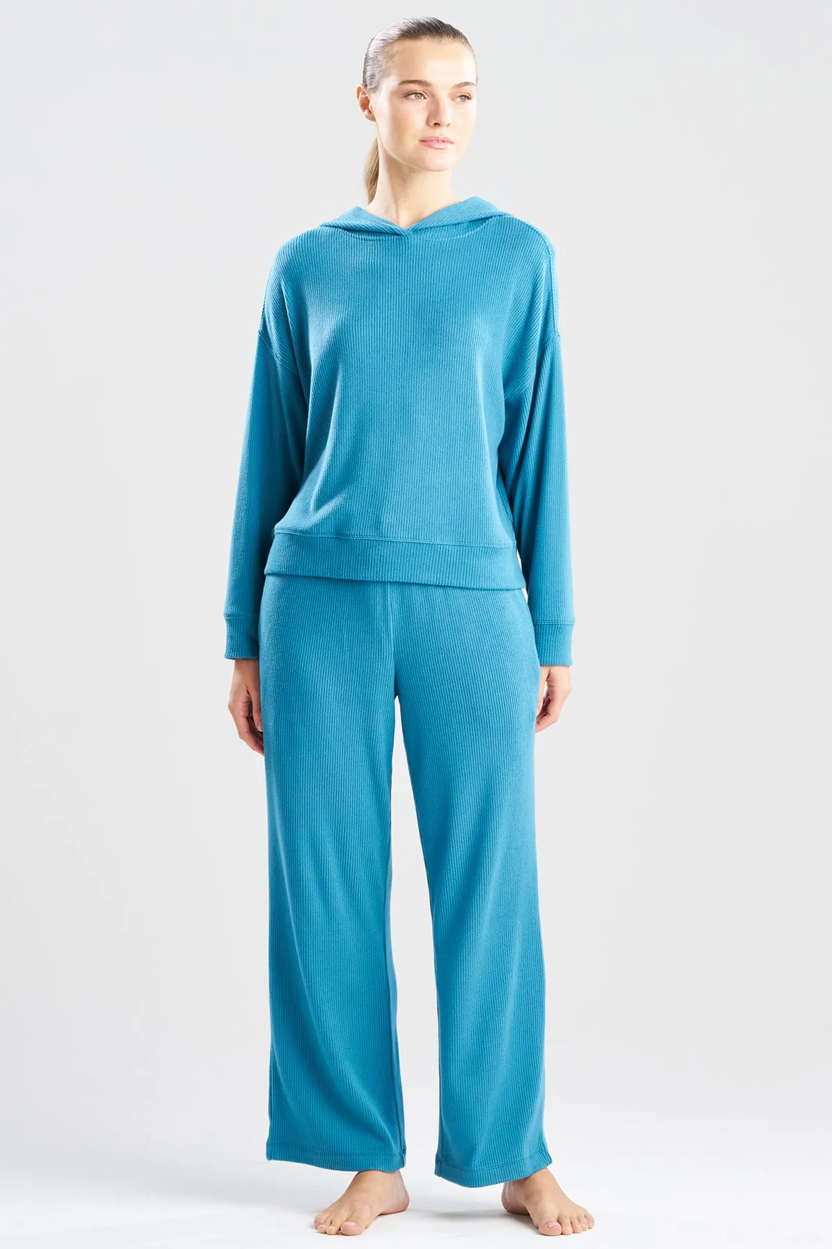 Eden Allover Rib Knit Everywhere Hoodie sold by Natori