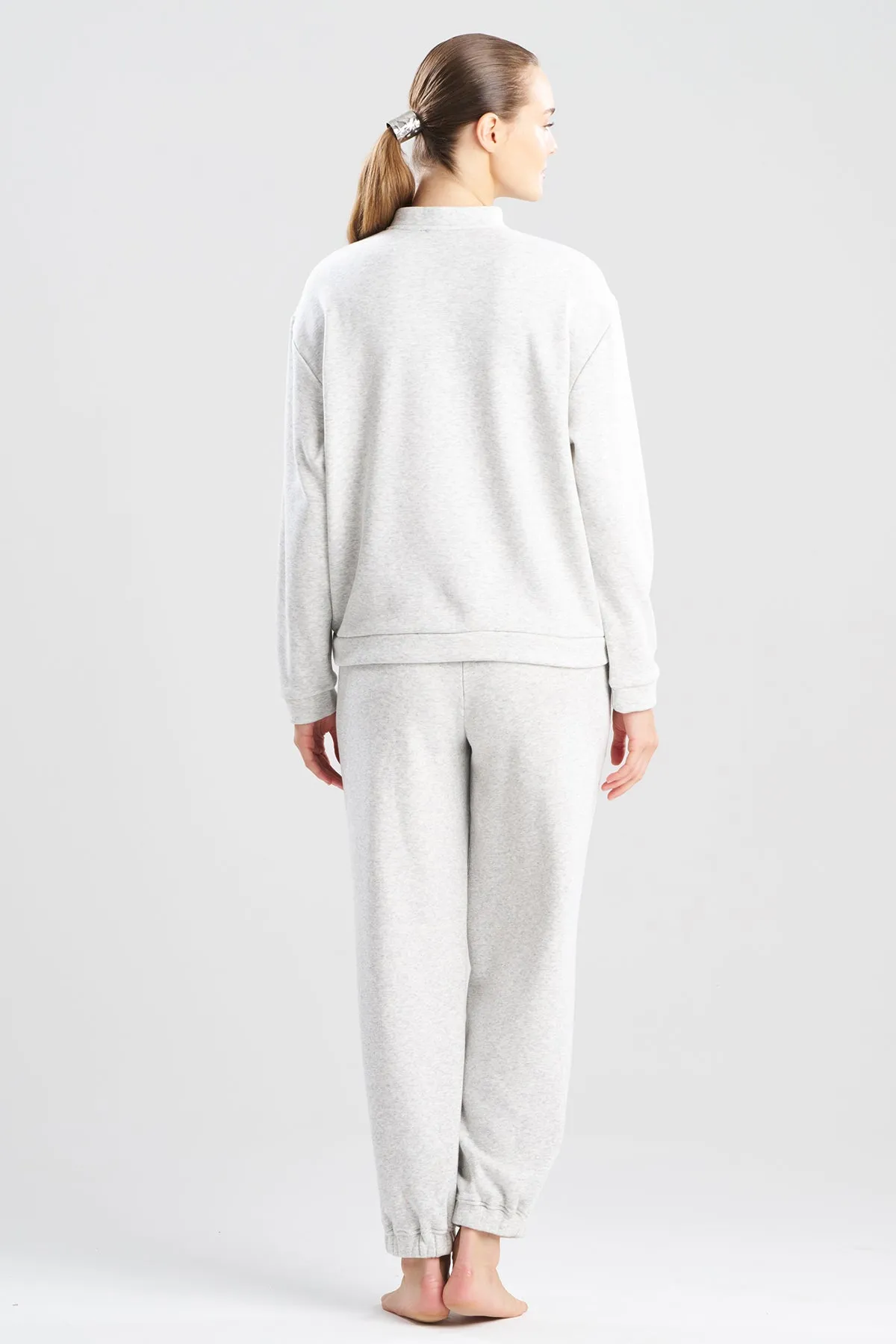 Nova Cozy Brushed Knit Everywhere Zip Up Top sold by Natori product image thumbnail 2