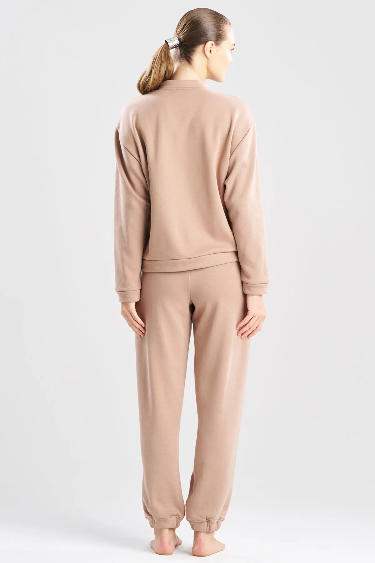 Nova Cozy Brushed Knit Everywhere Zip Up Top sold by Natori product image thumbnail 2