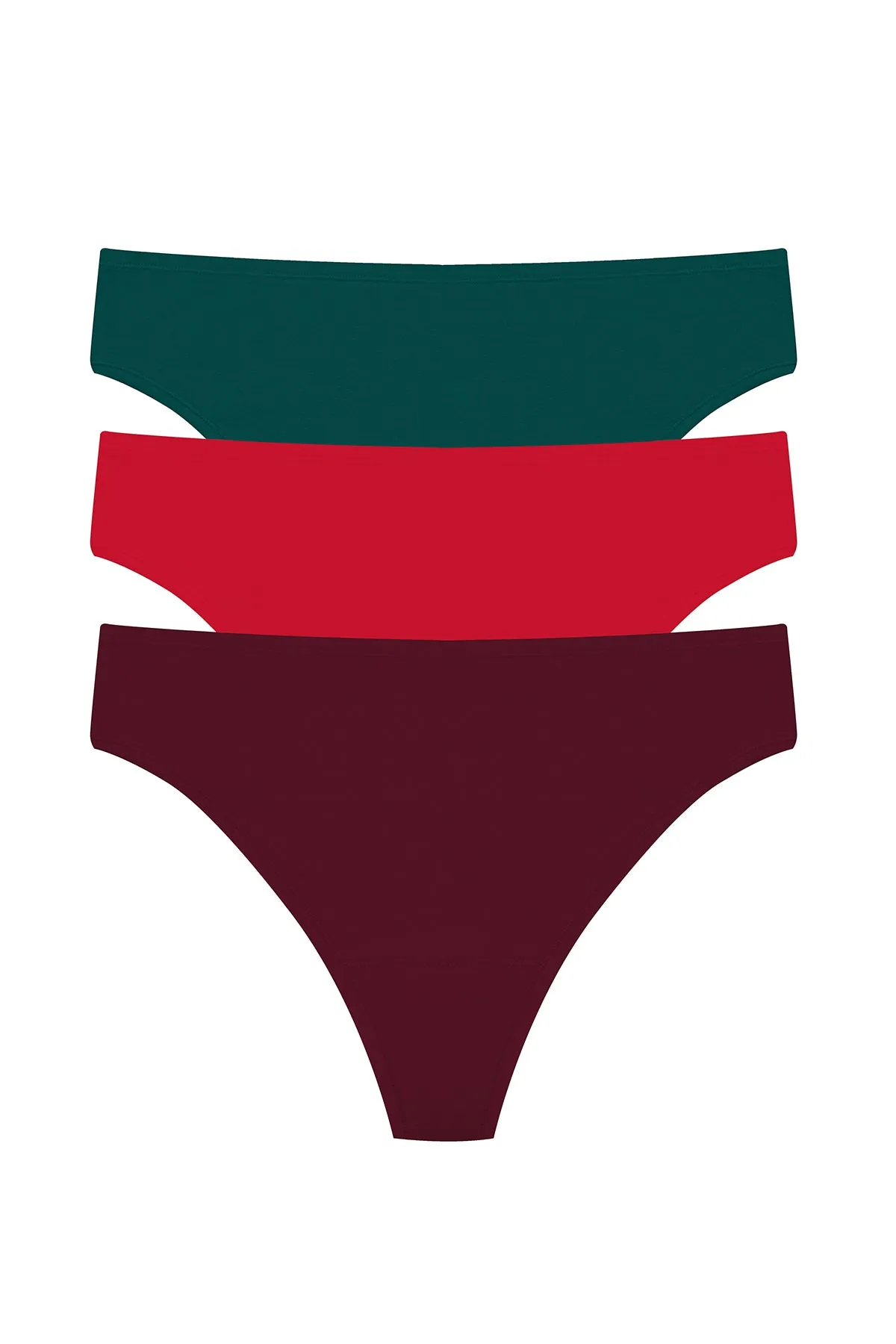 Bliss Bare Cotton Thong 3-Pack sold by Natori