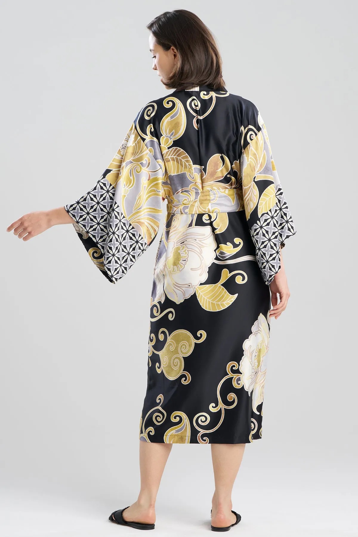 Deco Printed Charmeuse Robe sold by Natori product image thumbnail 2