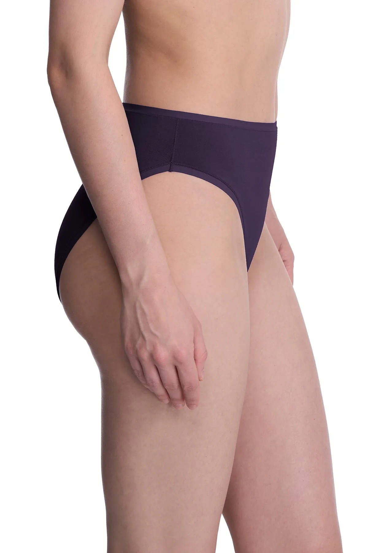 Bliss Bare Cotton High Cut Brief sold by Natori product image thumbnail 3