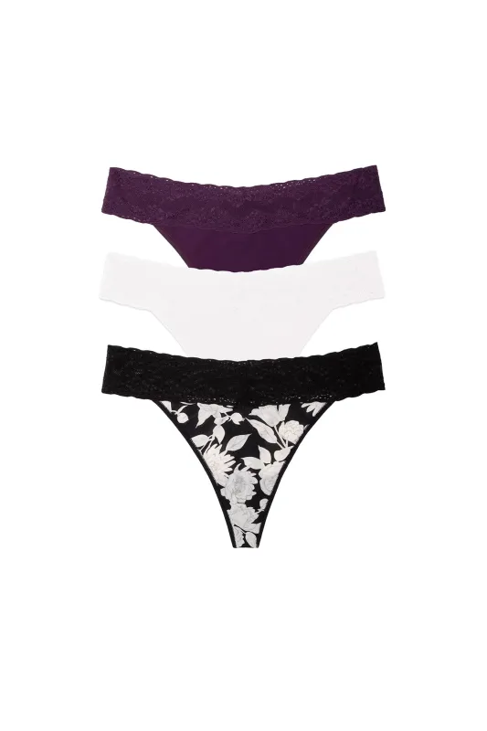 Bliss Perfection One Size Classic Thong 3-Pack made by Natori