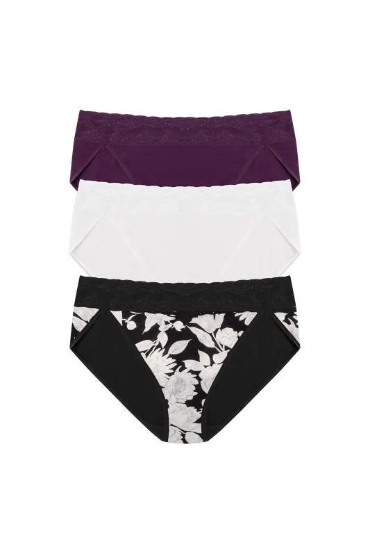 Bliss Perfection One Size French Bikini 3-Pack sold by Natori