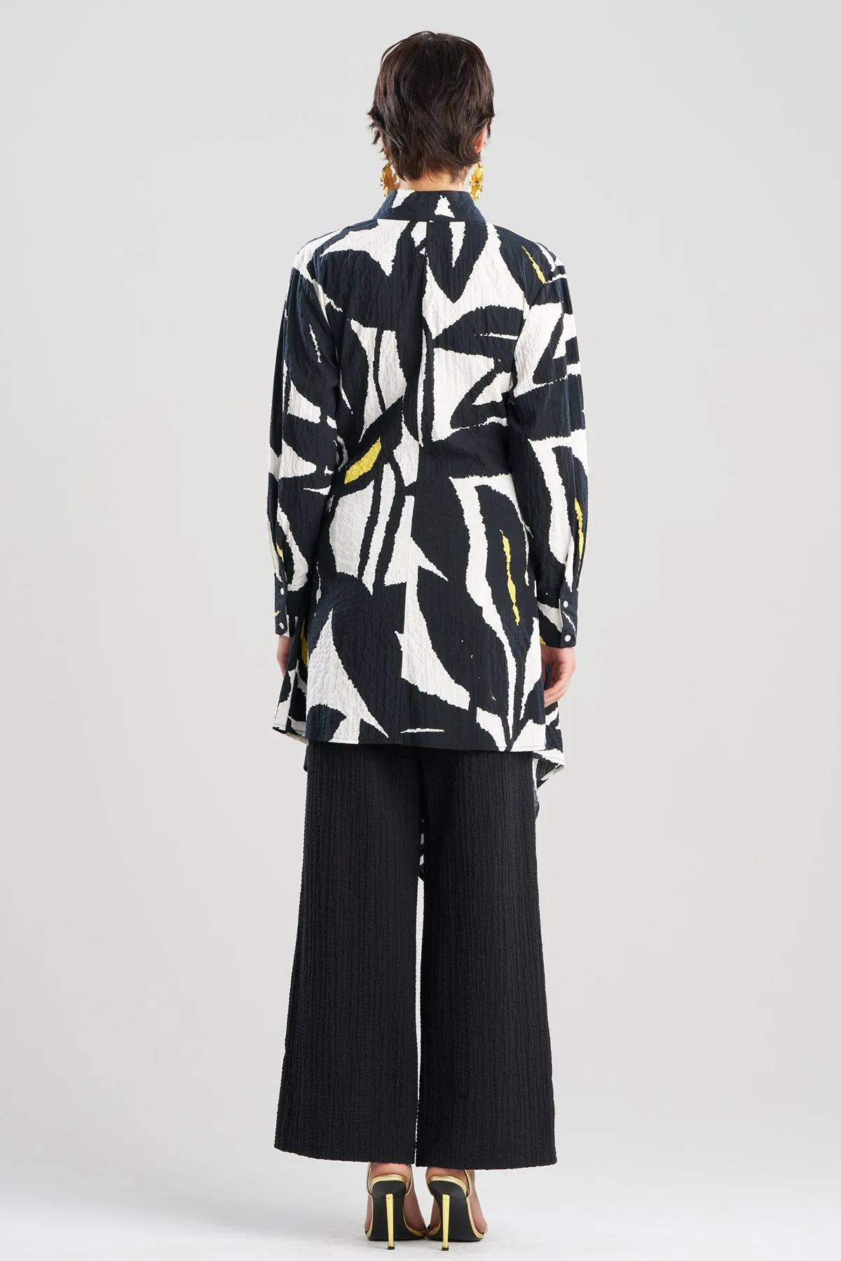 Leaf Matelassé Cotton Handkerchief Tunic sold by Natori product image thumbnail 3