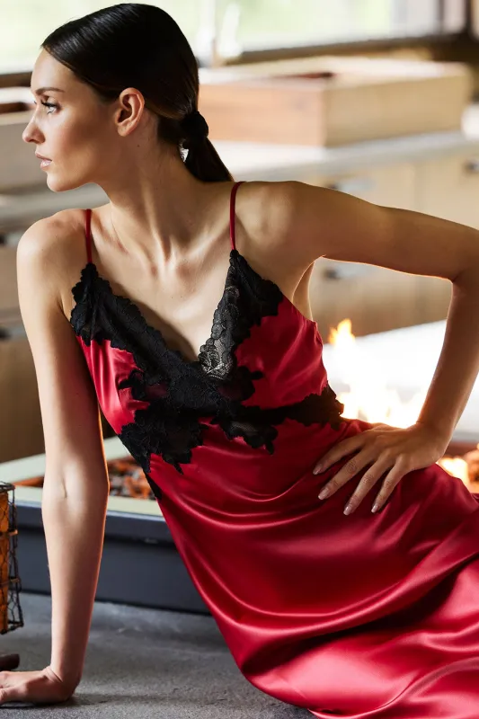 Peony Glamour Slip Dress sold by Natori