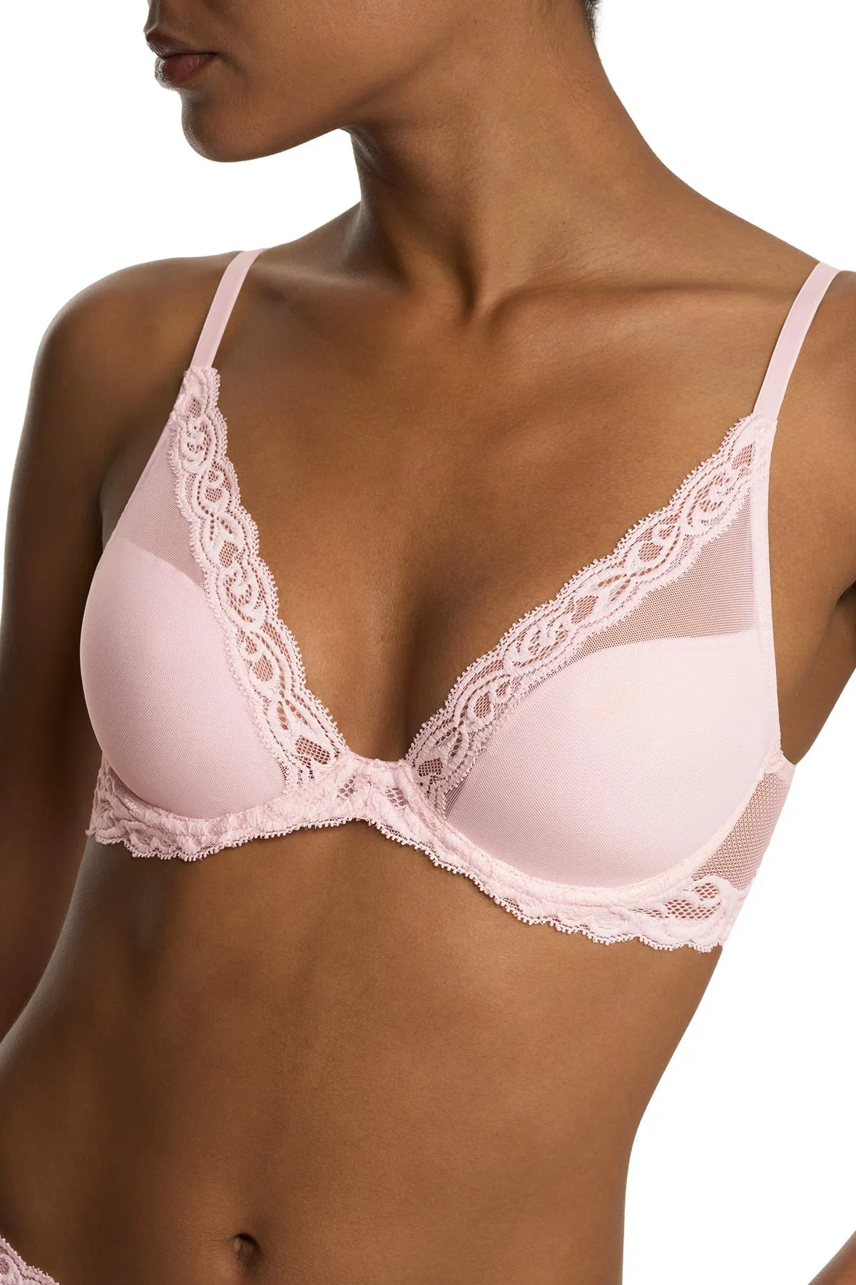 Feathers Plunge T-Shirt Bra sold by Natori product image thumbnail 5