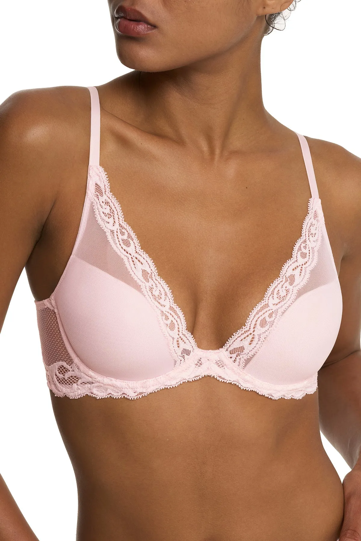 Feathers Plunge T-Shirt Bra sold by Natori product image thumbnail 4