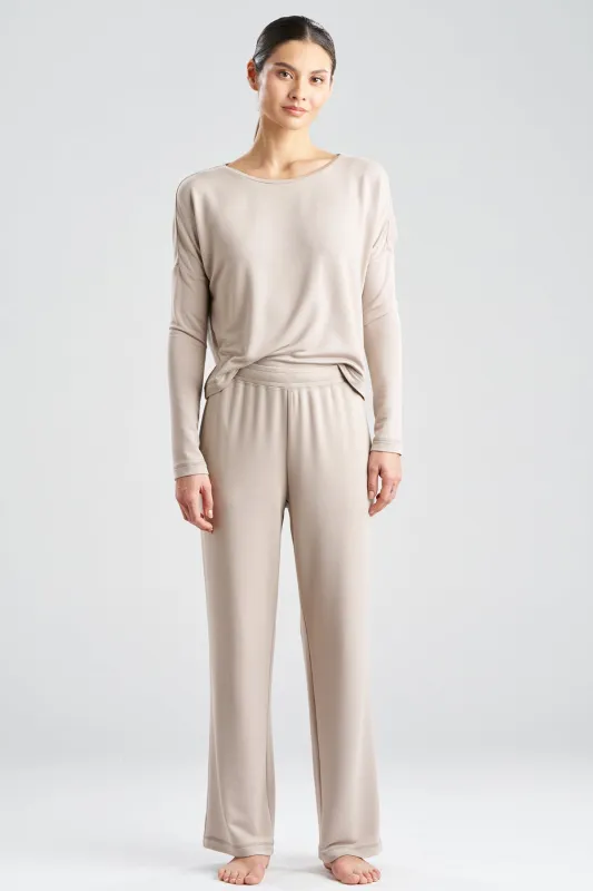 Kaia Terry Everywhere Straight Leg Pants sold by Natori
