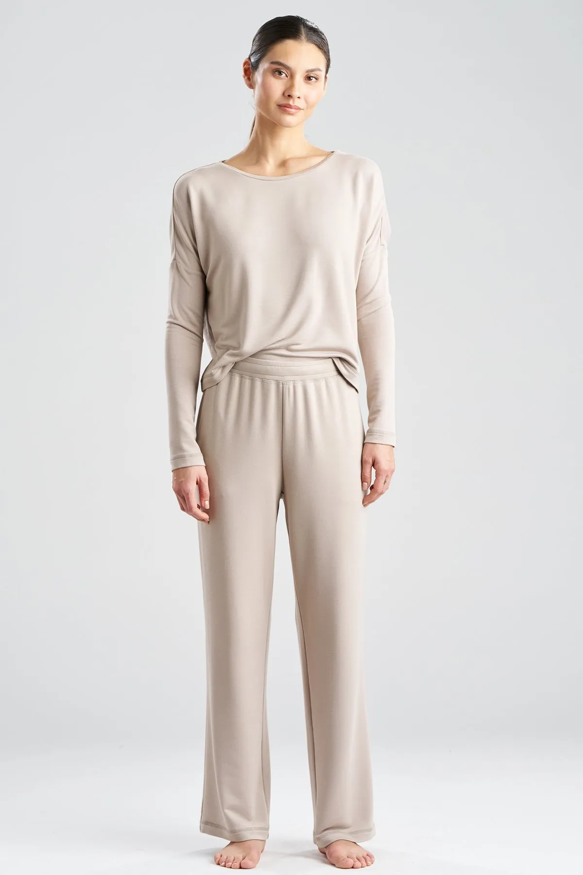Kaia Terry Everywhere Straight Leg Pants sold by Natori
