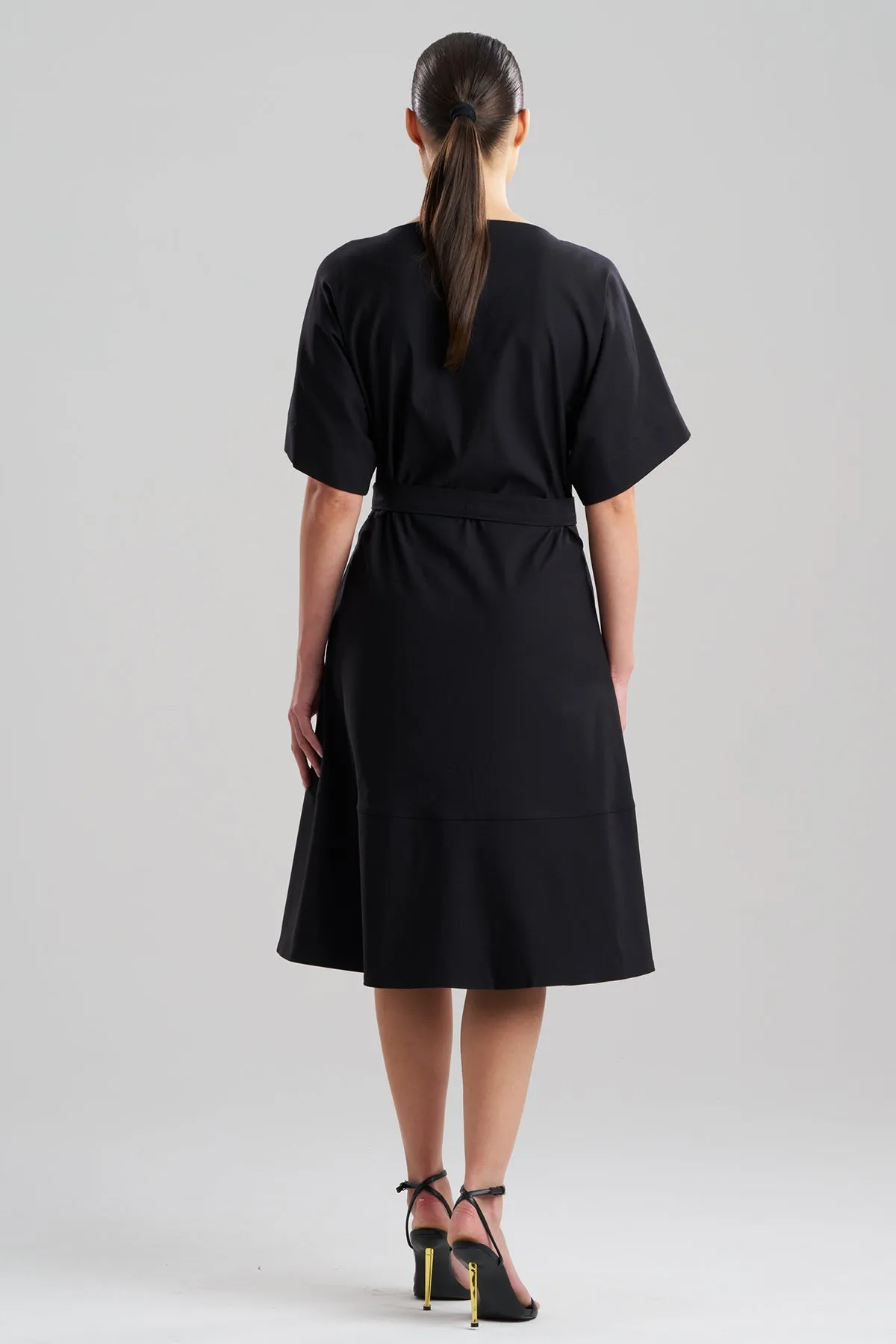 Solid Lightweight Woven Embellished Boatneck Dress sold by Natori product image thumbnail 2
