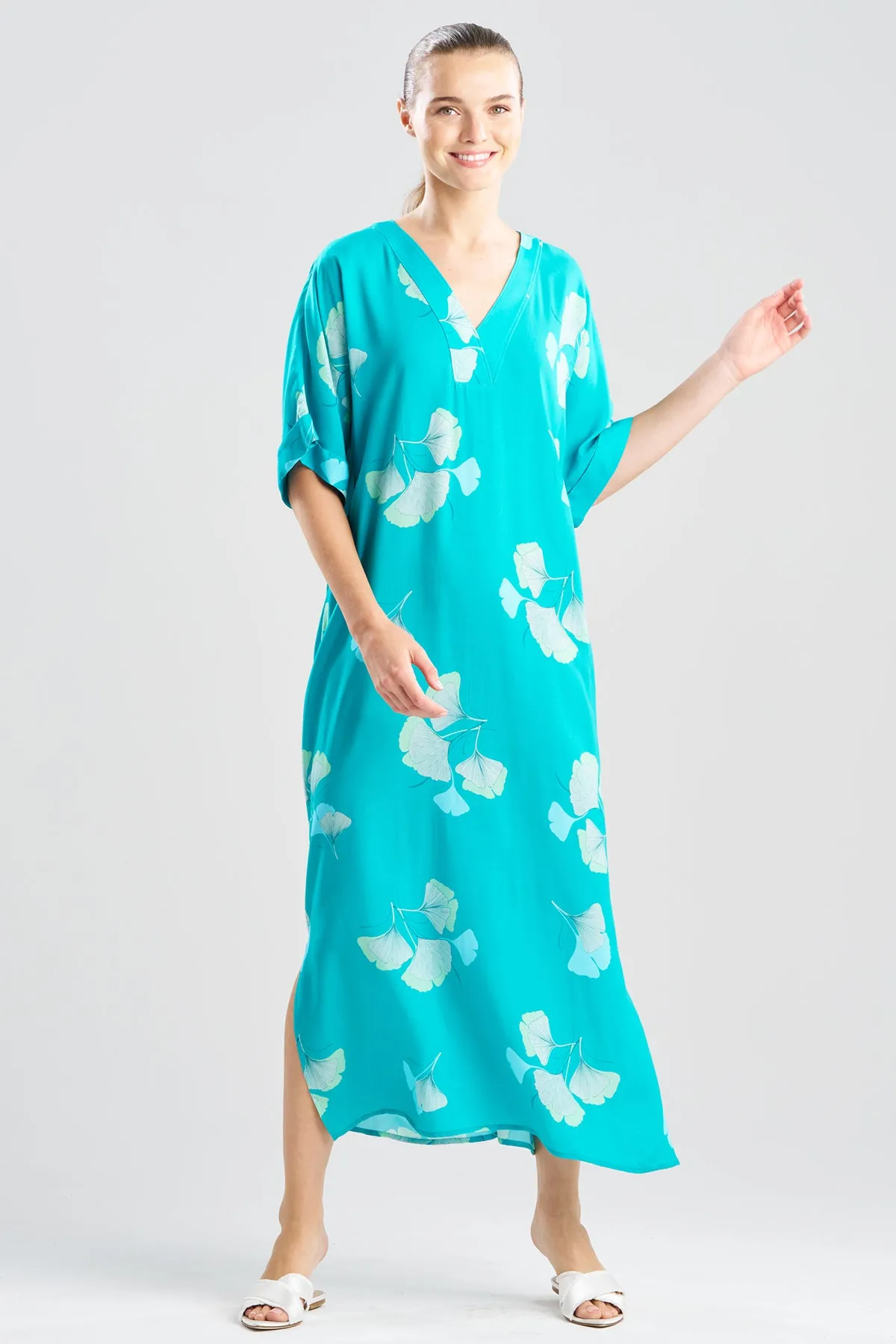 Ginkgo Challis Dolman Caftan sold by Natori
